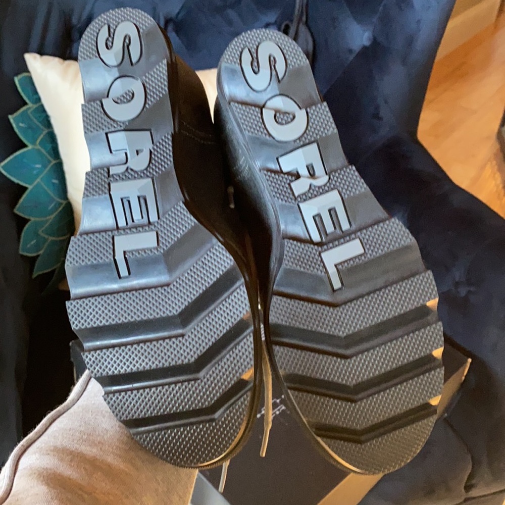 One day sale!!! Sorel Joan of Artic Grey Boots SZ 10.5 NEW - Picture 12 of 13